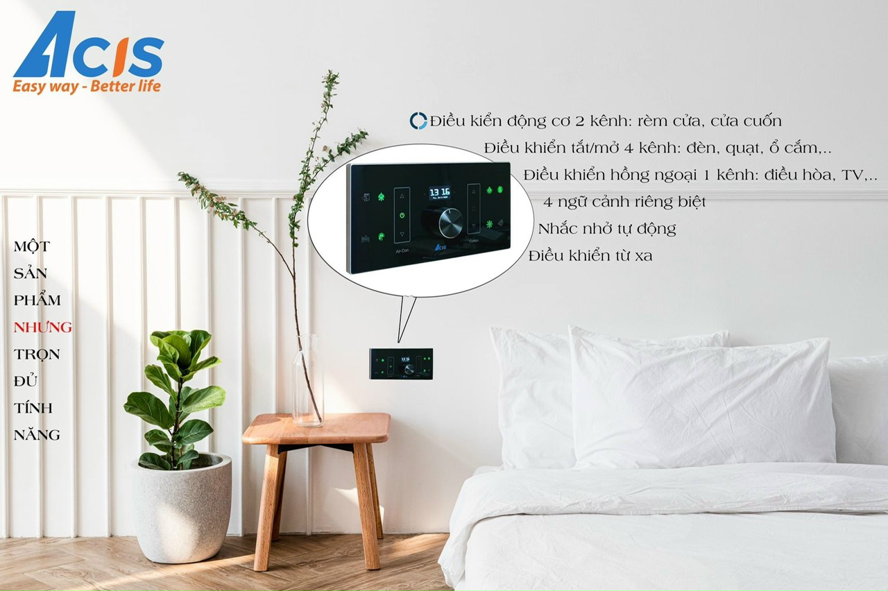 công tắc đầu giường thông minh acis công tắc đầu giường acis