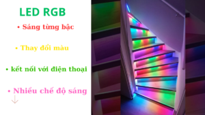 LED cầu thang RGB 