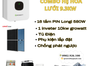 Combo hệ hòa lưới 9.3 KW