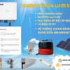 Combo hệ hòa lưới 5.5 kw hòa lưới pin canadian vs invt