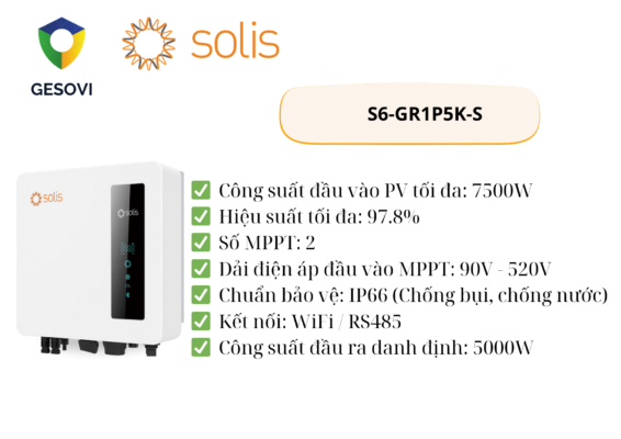 Inverter Solis S6-GR1P5K-S