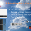 hệ 5.8 kw lưu trữ Goodwe
