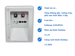Thiết bị lưu Trữ điện 14.3 KWh