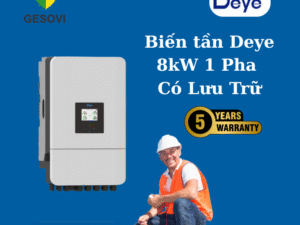 Inverter Hybrid Deye 8kW | Biến tần hòa lưới có lưu trữ Deye 8kW
