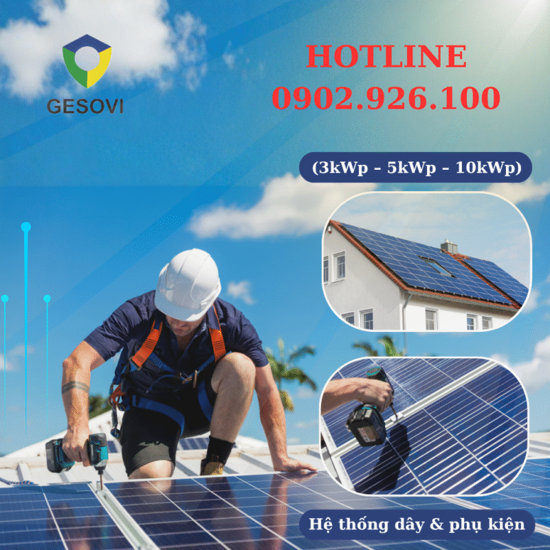 lắp đặt điện mặt trời trọn gói