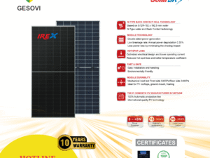Pin Mặt Trời IREX 620W (6HTBD5-620)