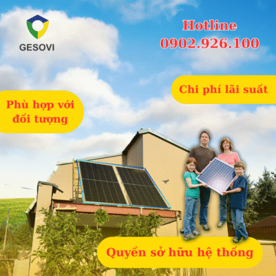 Dịch vụ lắp điện mặt trời trả góp 2025