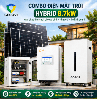 Combo Điện Mặt Trời Hybrid 8.7kW