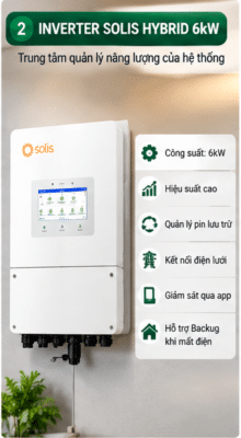 Combo Điện Mặt Trời Hybrid 8.7kW