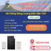 combo hệ điện mặt trời hybrid 10,6kW