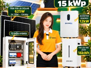 Combo hệ điện mặt trời Hybrid 15kW