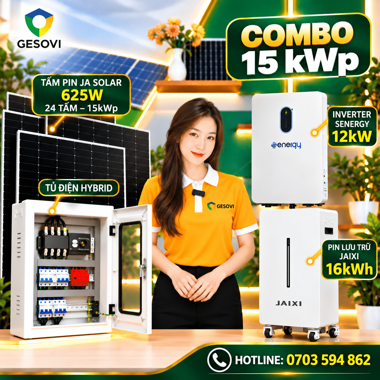 combo-dien-mat-troi-hybrid-hybrid 15kW Combo hệ điện mặt trời Hybrid 15kW
