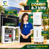 Combo Điện Mặt Trời Hybrid 8.7kW