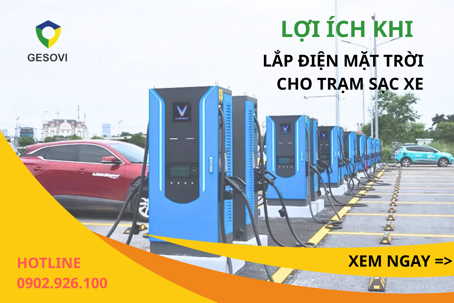 Lý Do Nên Lắp Điện Mặt Trời cho Trạm Sạc Xe 2026