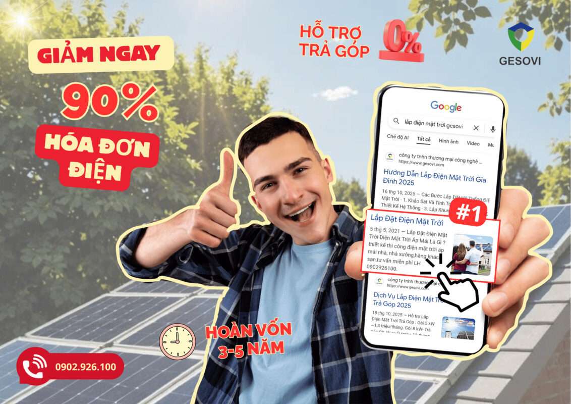 Tiền điện 3 triệu nên lắp điện mặt trời bao nhiêu kW để hiệu quả?