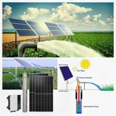 Giải pháp lắp điện mặt trời cho Máy bơm tưới sản xuất nông nghiệp