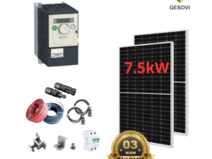 Hệ bơm nước năng lượng mặt trời 10HP- 7.5kW
