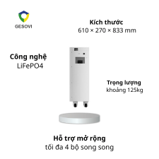Pin lưu trữ Skyworth MAX LV 16KWH 51.2V 314AH