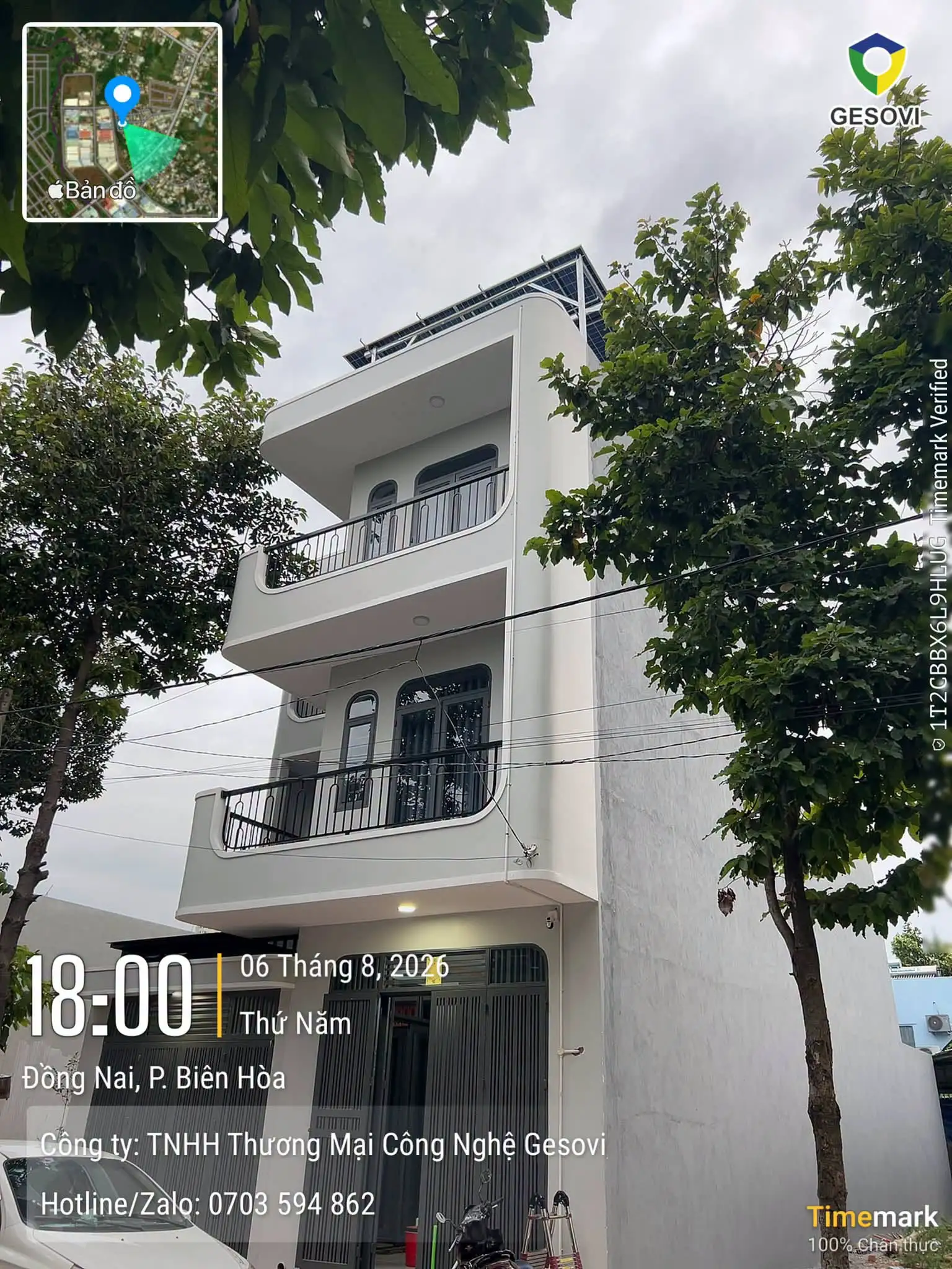 Gesovi tiếp tục bàn giao hệ 8.6kW lưu trữ 16kW tại Biên Hòa, Đồng Nai