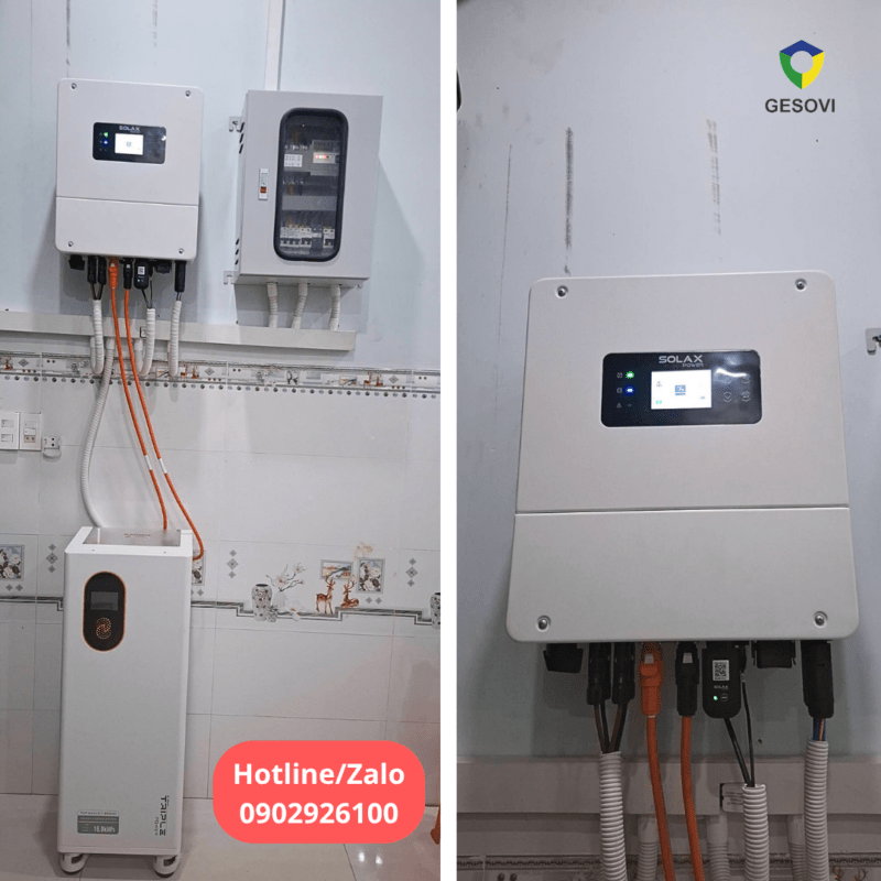 Combo Điện Mặt Trời 8.6kW Lưu Trữ 16kWh | GESOVI