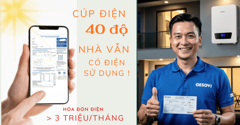 Lắp Hệ Thống Điện Mặt Trời Hybrid | Gesovi Solar
