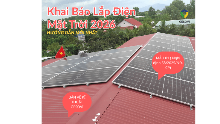 Khai Báo Lắp Điện Mặt Trời Online 2026: Hướng Dẫn Mới Nhất