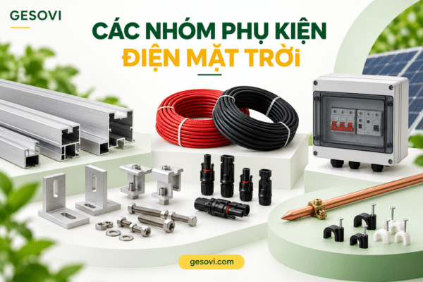 Cách chọn loại phụ kiện lắp đặt điện mặt trời áp mái