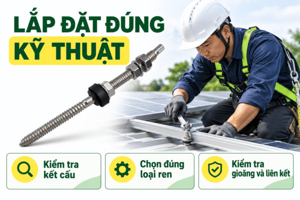 Bu lông hai đầu ren inox 304 M10x200 ( stockschraube)