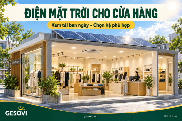Điện Mặt Trời Trả Góp Cho Cửa Hàng