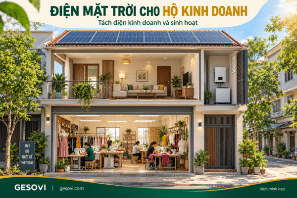 Điện Mặt Trời Trả Góp Cho Hộ Kinh Doanh