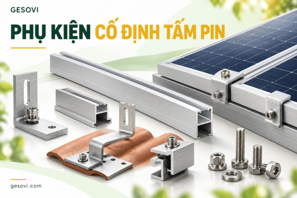 Cách chọn loại phụ kiện lắp đặt điện mặt trời áp mái