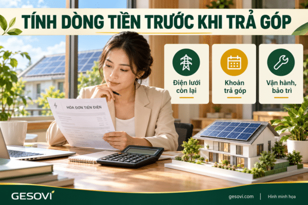 Chi phí và dòng tiền trả góp cho cơ sở kinh doanh