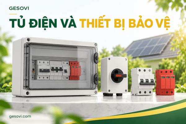 Tủ điện và thiết bị bảo vệ solar